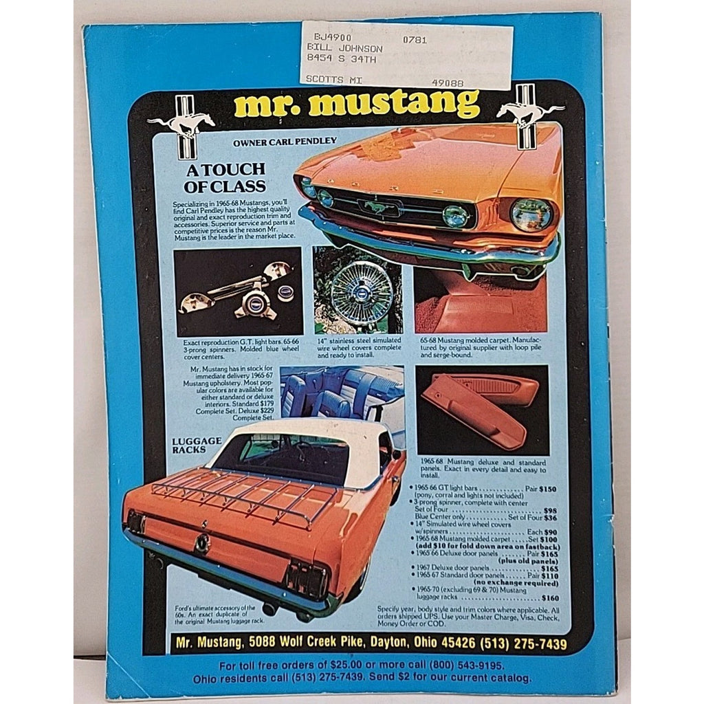 Mustang Monthly Magazine - April 1981 - Vol. 4 No. 3