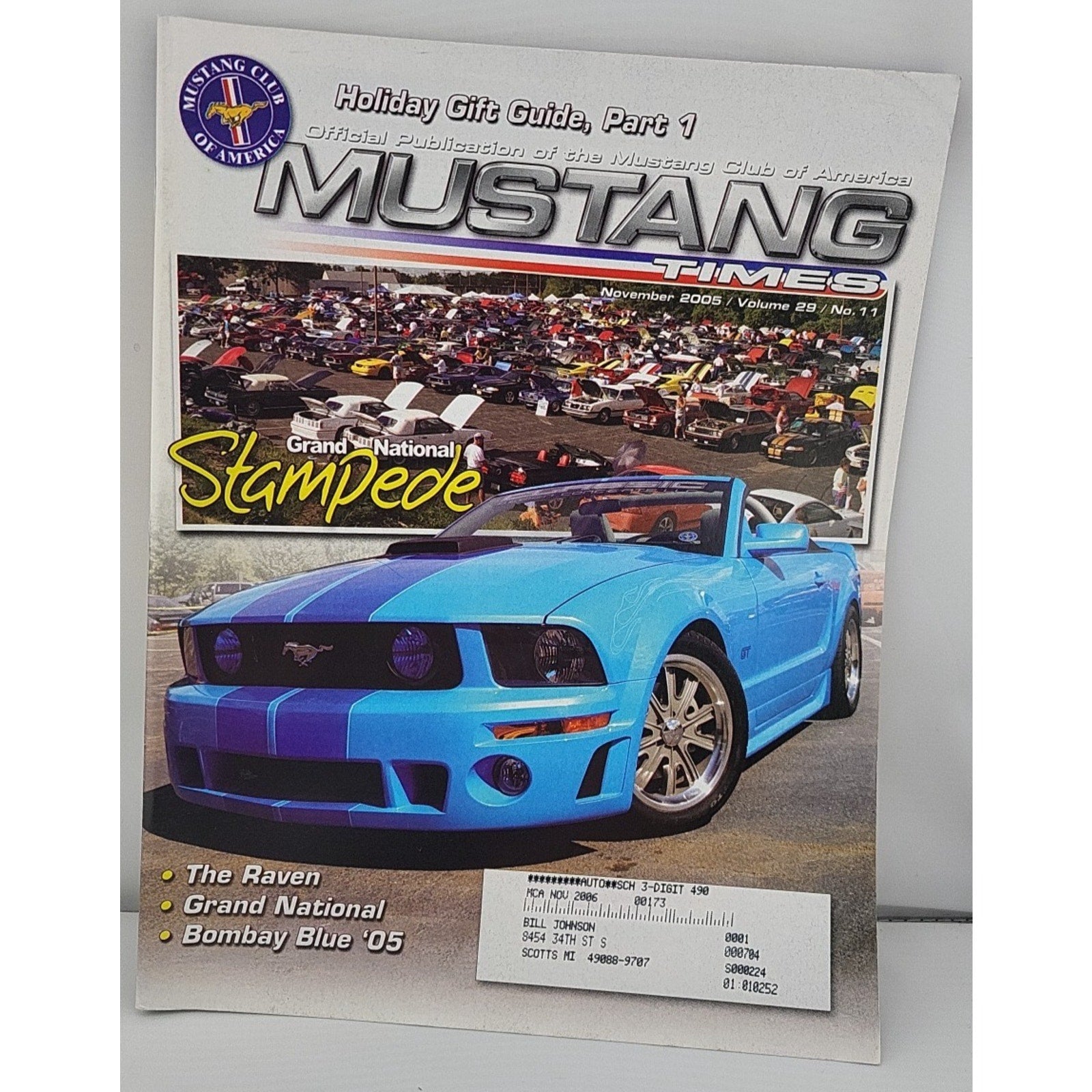 Mustang Times November 2005 Volume 29 # 11