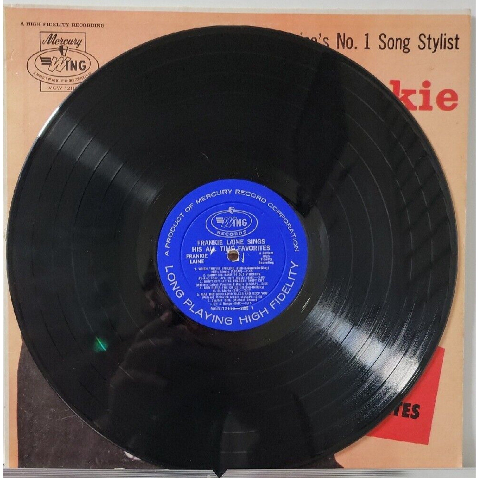 Frankie Laine - Sings His All Time Favorites - Record - P7427A