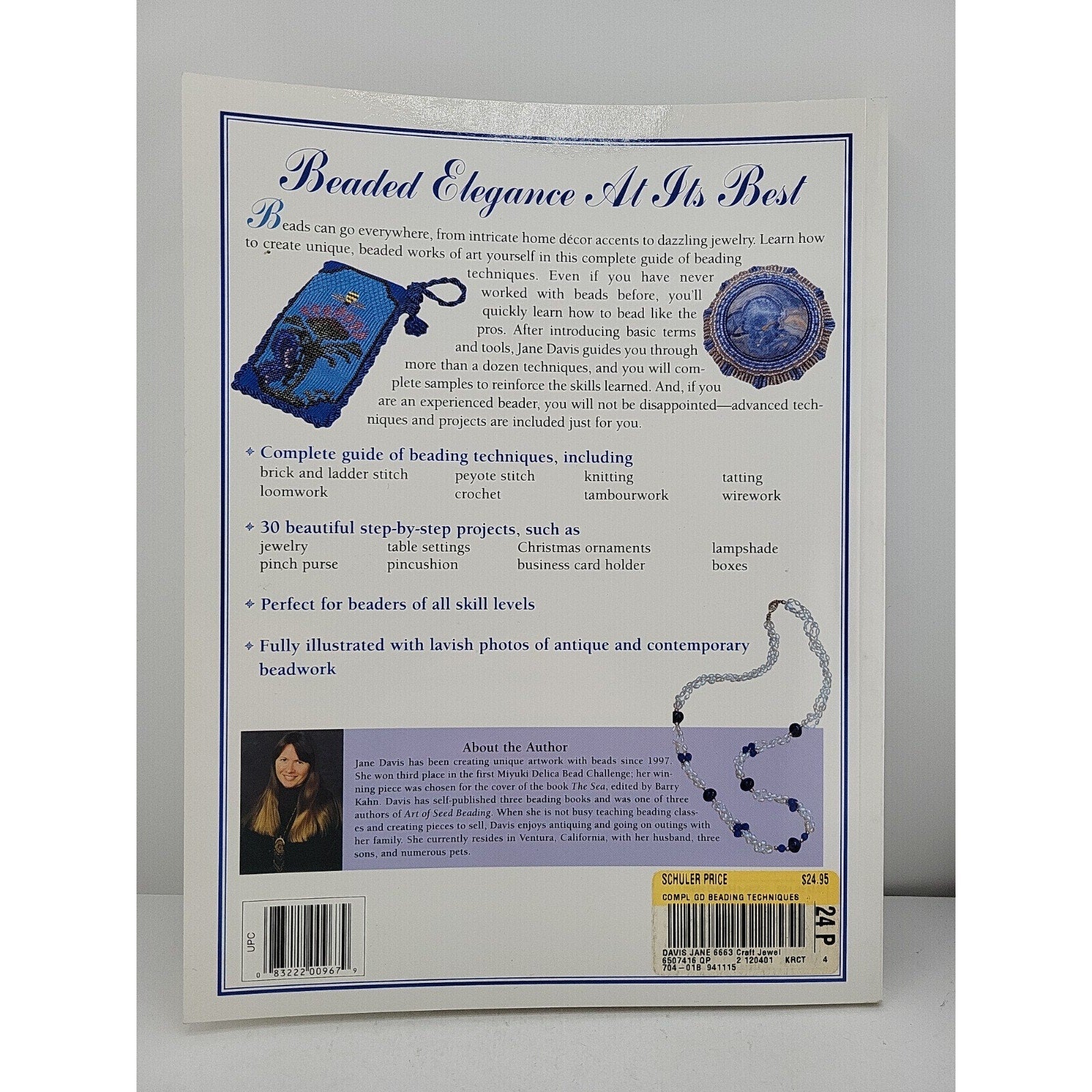 Complete Guide to Beading Techniques : 30 Decorative Projects by Jane Davis...