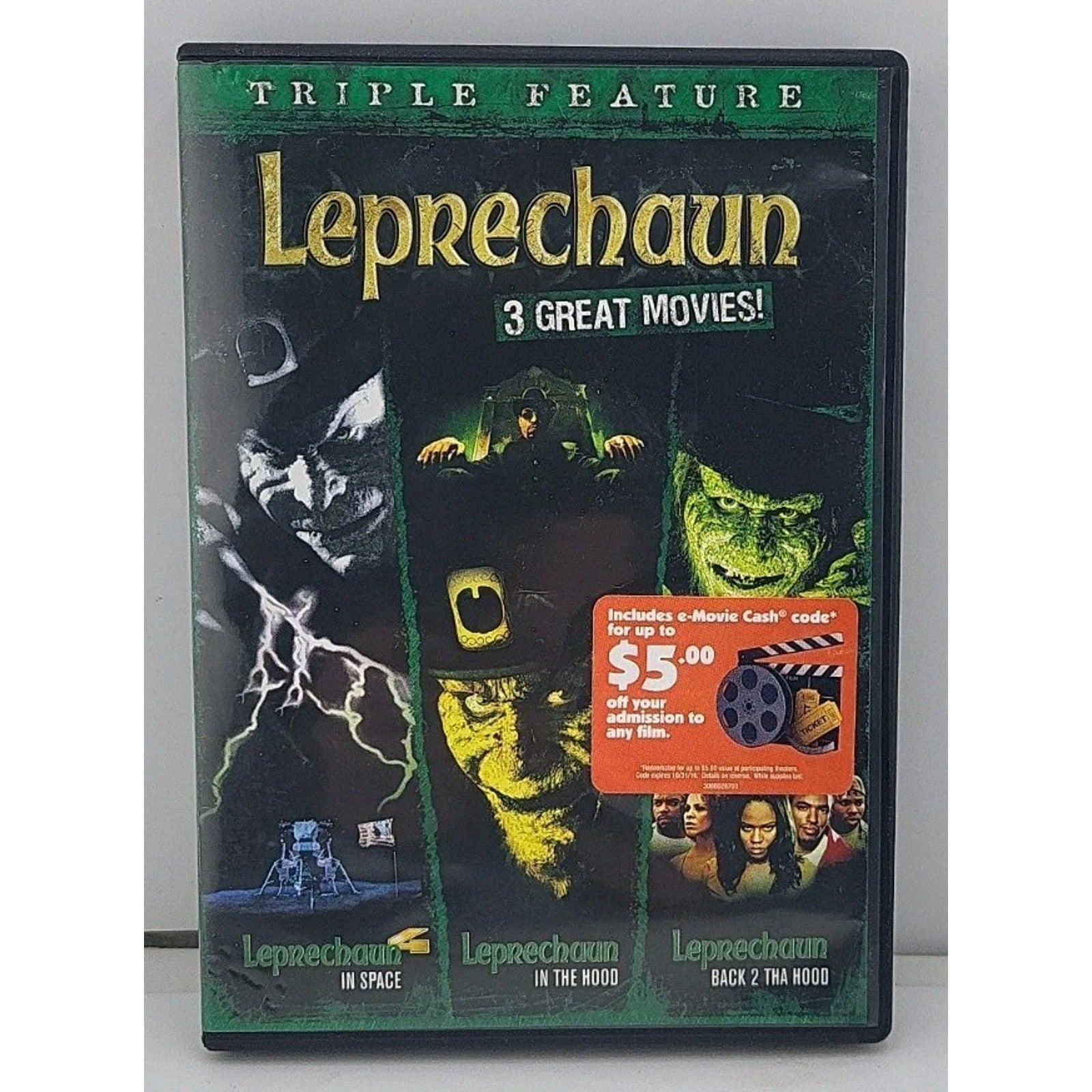 Triple Feature Leprechaun 4-6, In Space, In the Hood, Back 2 tha Hood 3-Disc Set