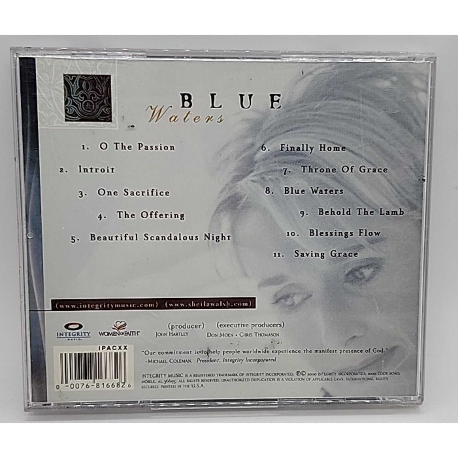 Sheila Walsh : Blue Waters CD