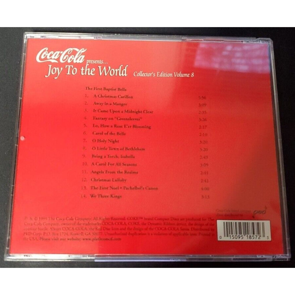 Coca-Cola Joy to the World CD Various Artists 90s 14 Song Christmas Album