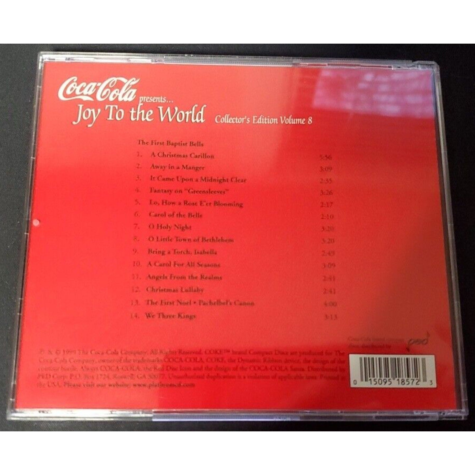 Coca-Cola Joy to the World CD Various Artists 90s 14 Song Christmas Album