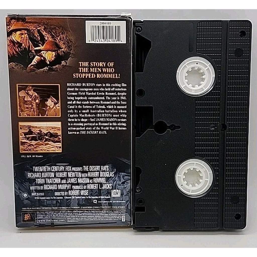 The Desert Rats (VHS, 2002, Fox War Classics)