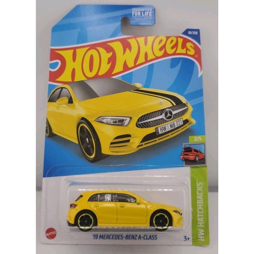 2021 Hot Wheels - '19 Mercedes-Benz A-Class - Yellow