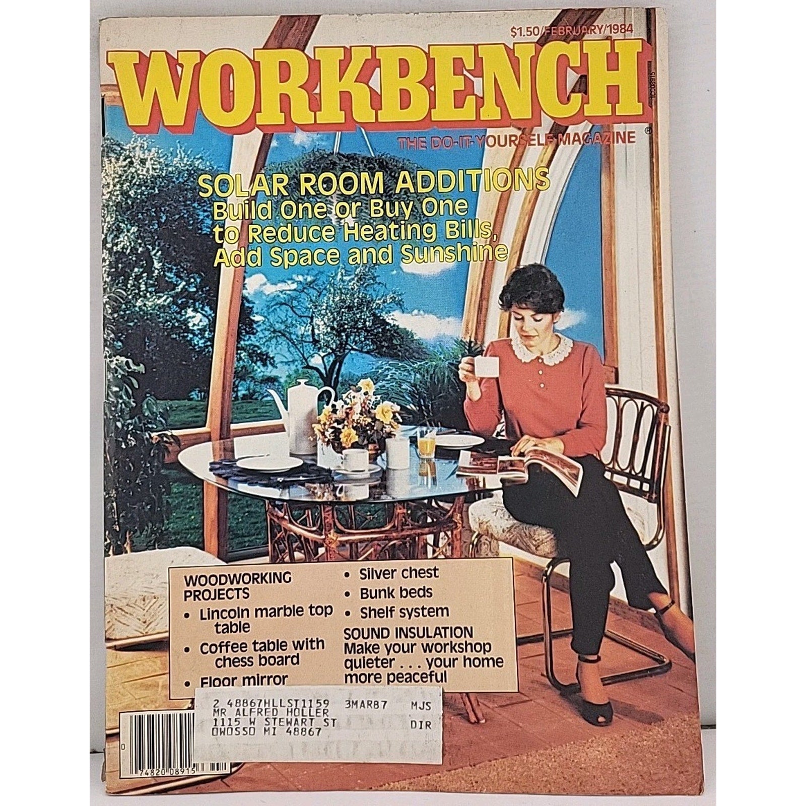 Workbench: The Do-It-Yourself Magazine - February 1984 - Volume 40 Number 1