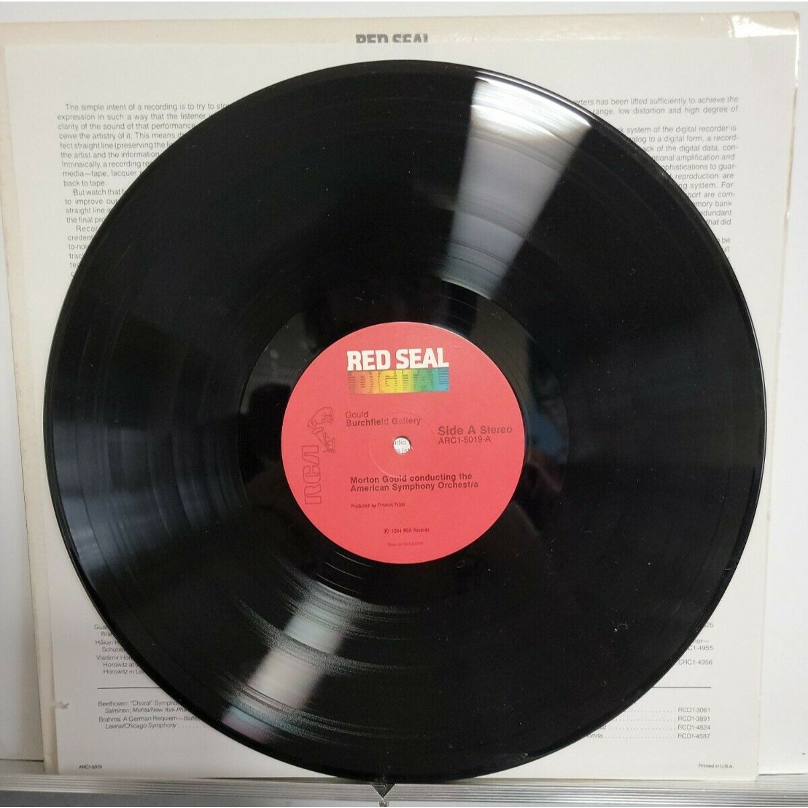 Morton Gould - Conducts His Burchfield Gallery And Apple Waltzes (Vinyl)