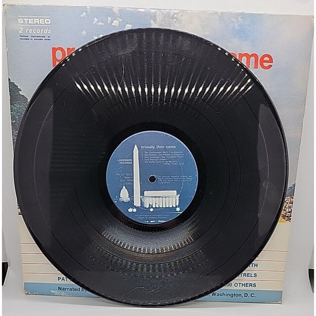Proudly They Came to Honor America 2 Vinyl Record LP