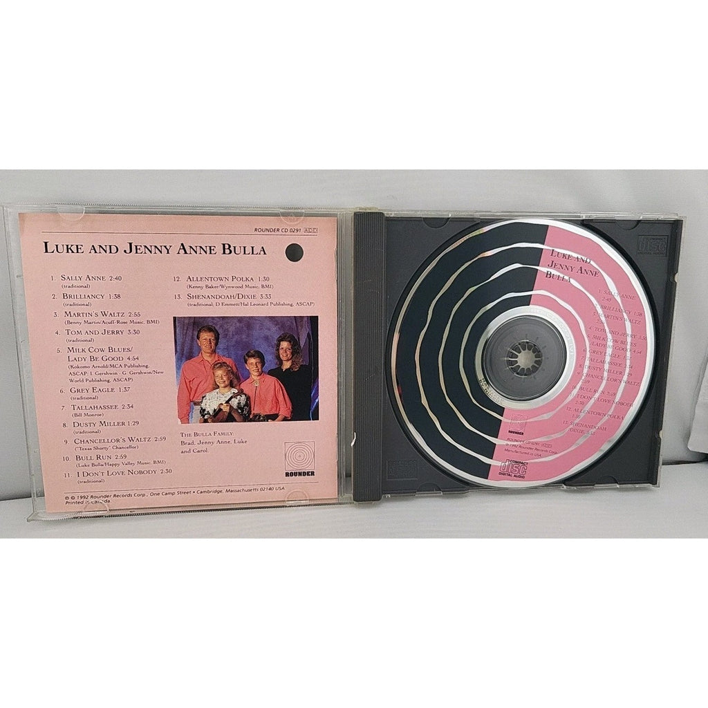 Luke & Jenny Anne Bulla by Bulla Family (CD, 1992)