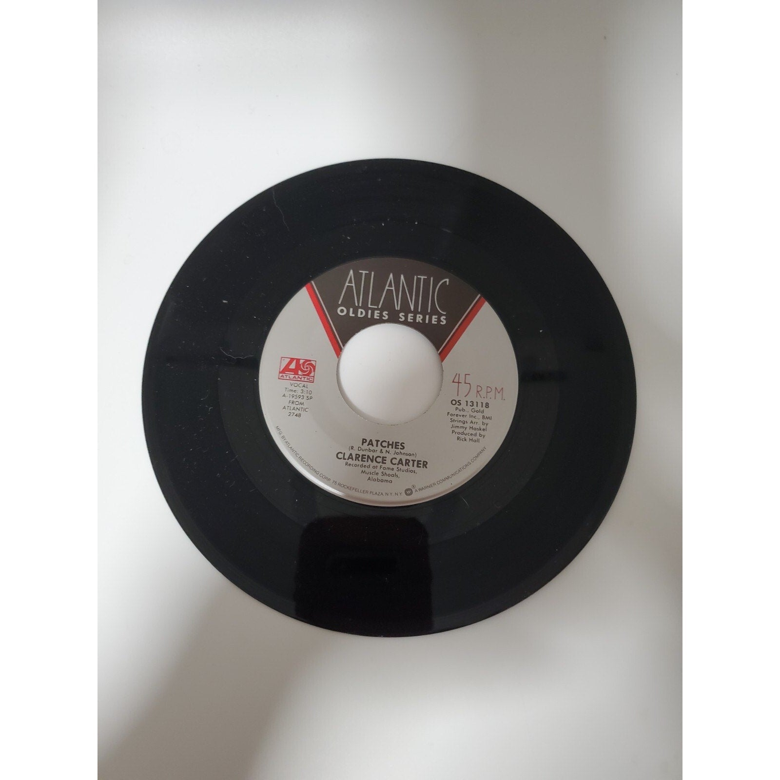 Clarence Carter - Too Weak To Fight - 45RPM Record - Singles