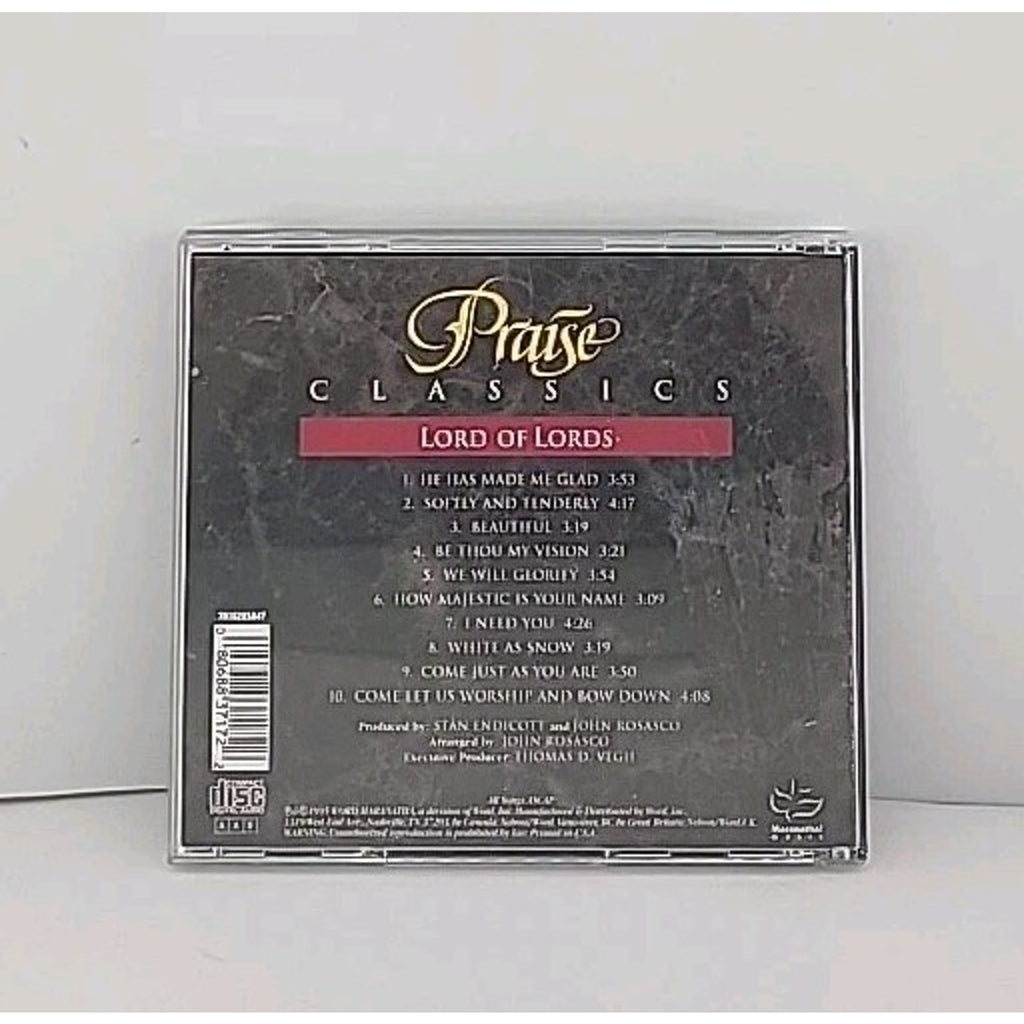 Praise Classics Lord of Lords CD 90s Christian Worship Music Religious