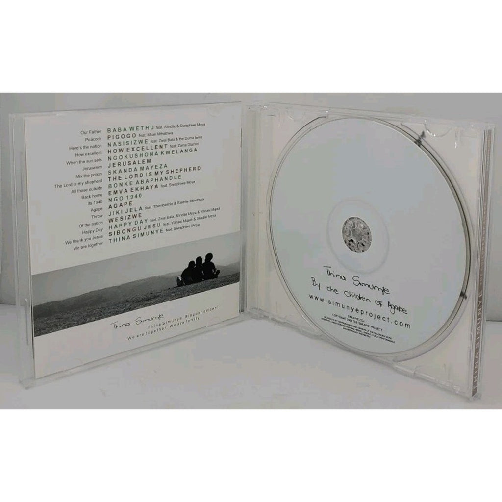 Thina Simunye We Are Together Traditional Zulu Songs Of The Children Of Agape CD