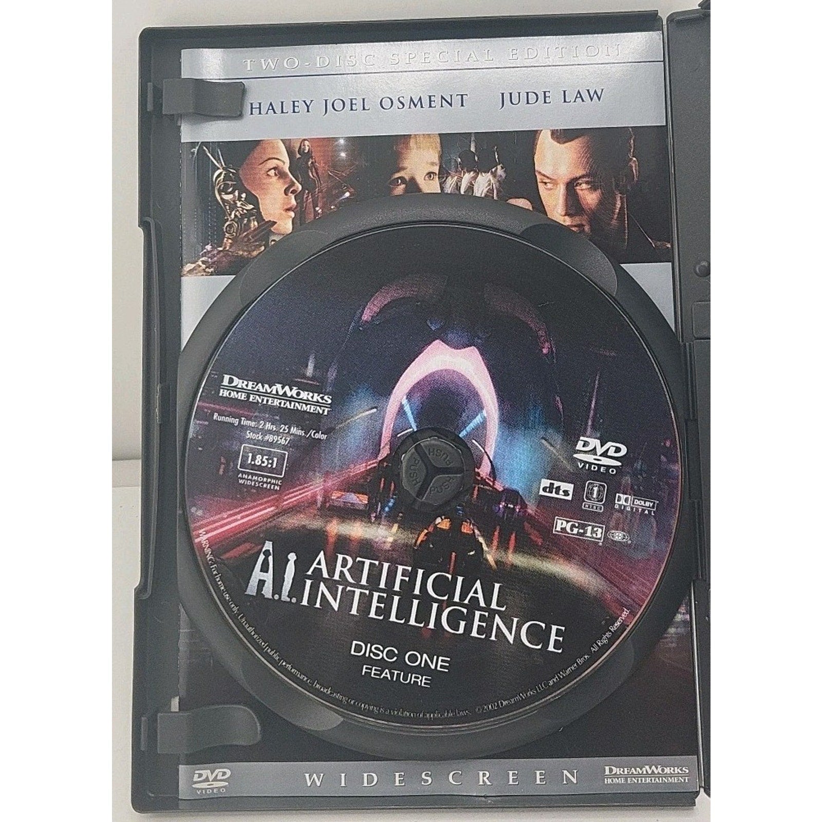 A.I. Artificial Intelligence (DVD, 2001)