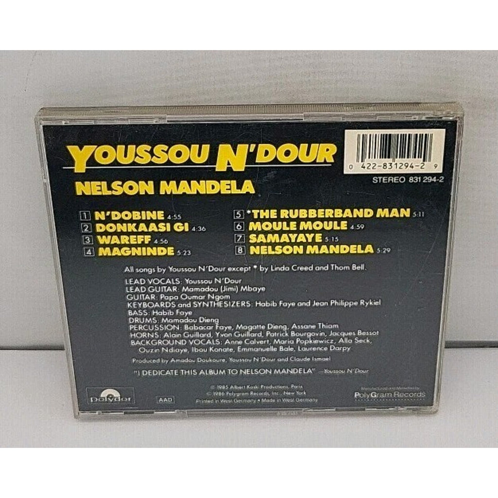 Nelson Mandela by Youssou N'Dour (CD, 1985, Verve)