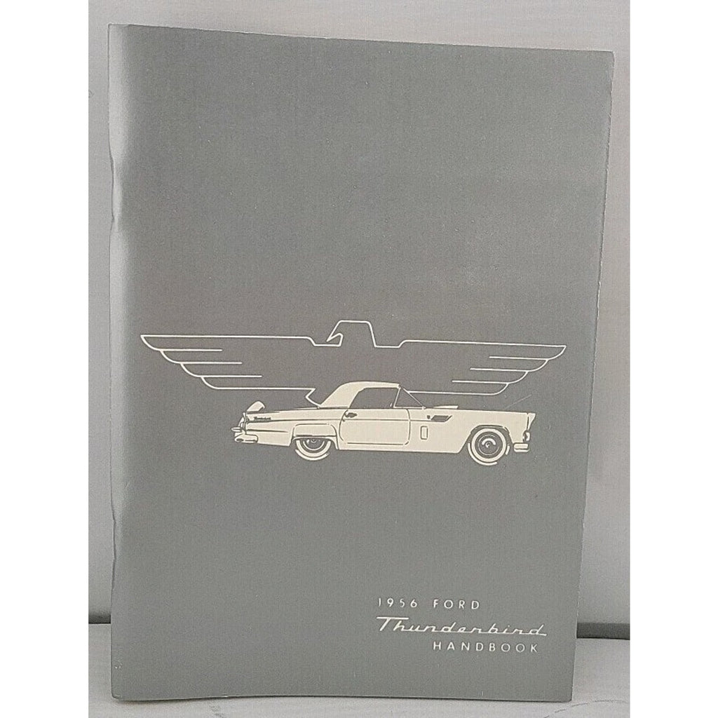 Ford Thunderbird 1956 Factory Car Handbook Manual