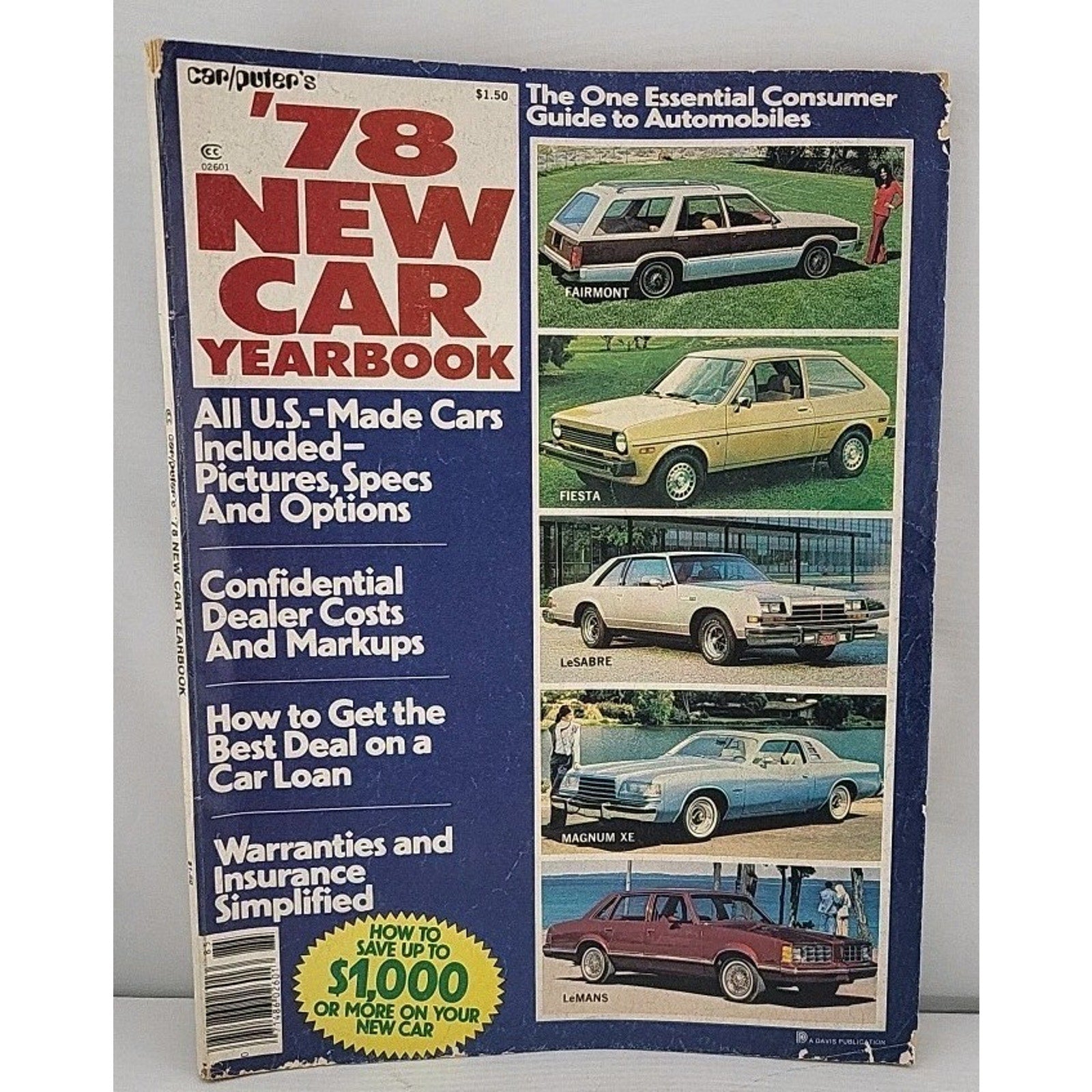 '78 New Car Yearbook Magazine