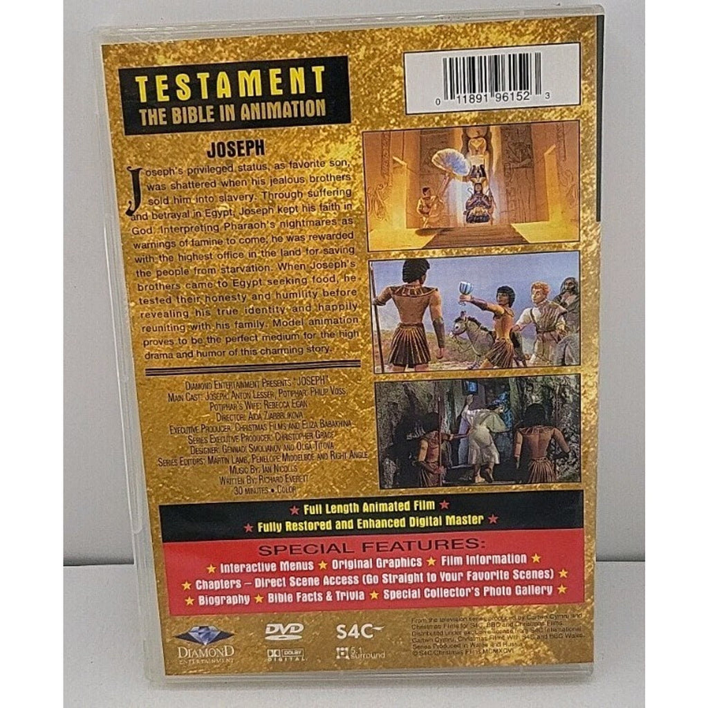 Testament: The Bible in Animation - Joseph DVD
