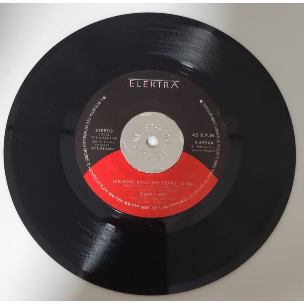 Simply Red - I won't Feel Bad - 45RPM Record - Singles
