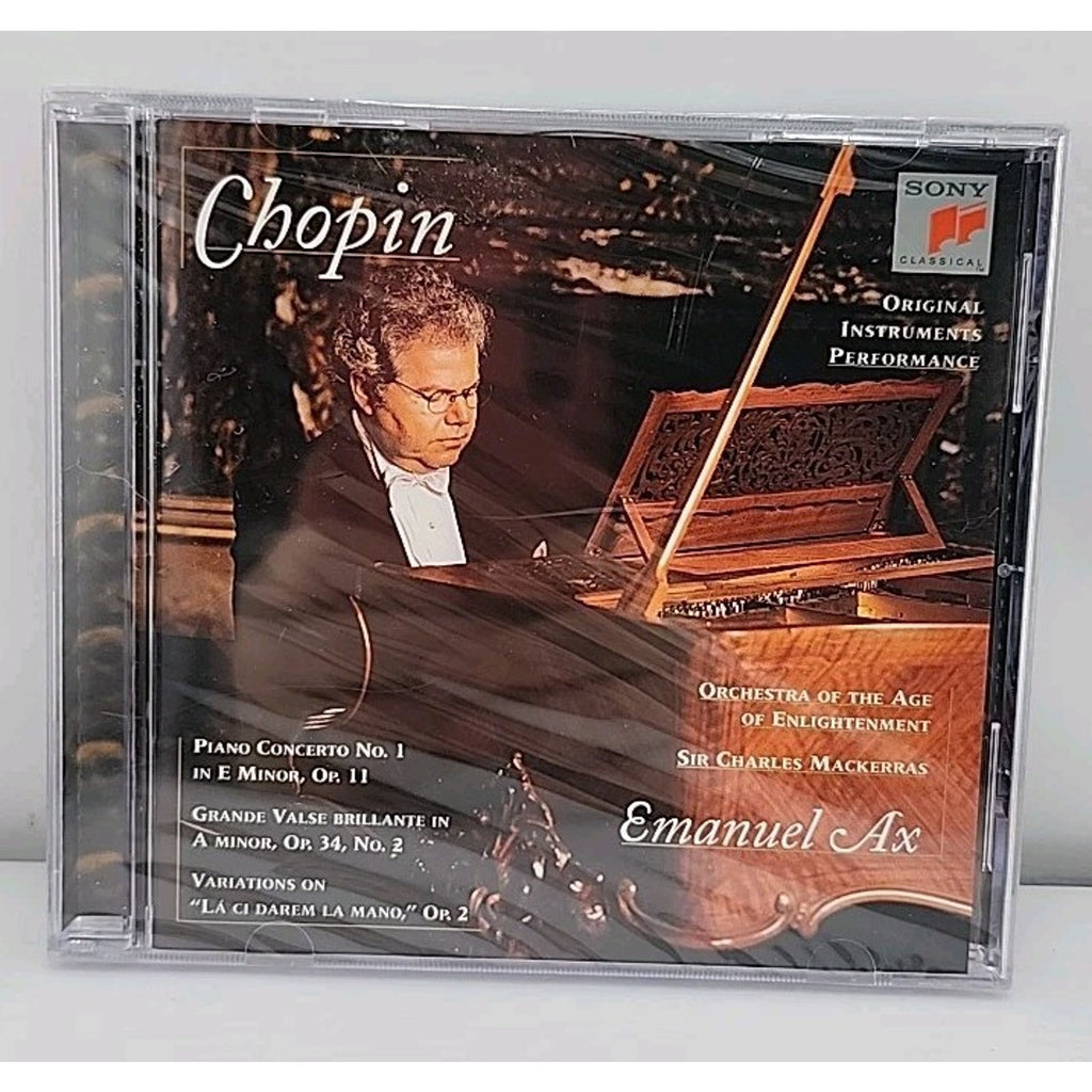 Chopin - Piano Concerto No. 1 CD Emanuel Ax 1990 Classical Sony *Brand New*