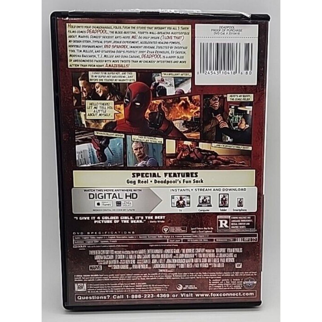 Deadpool (DVD, 2016)
