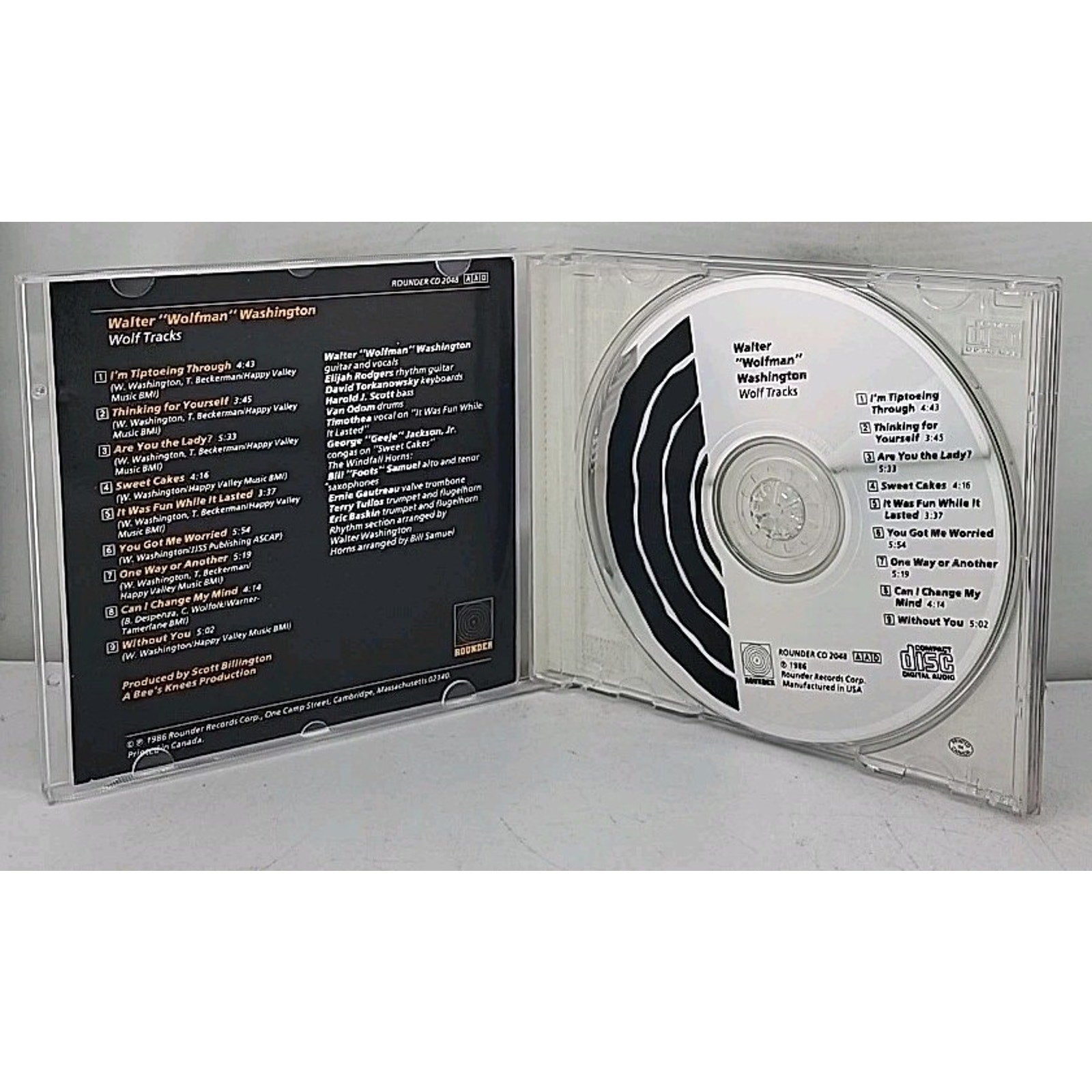 Wolf Tracks by Walter Washington Wolfman (CD, 1990)