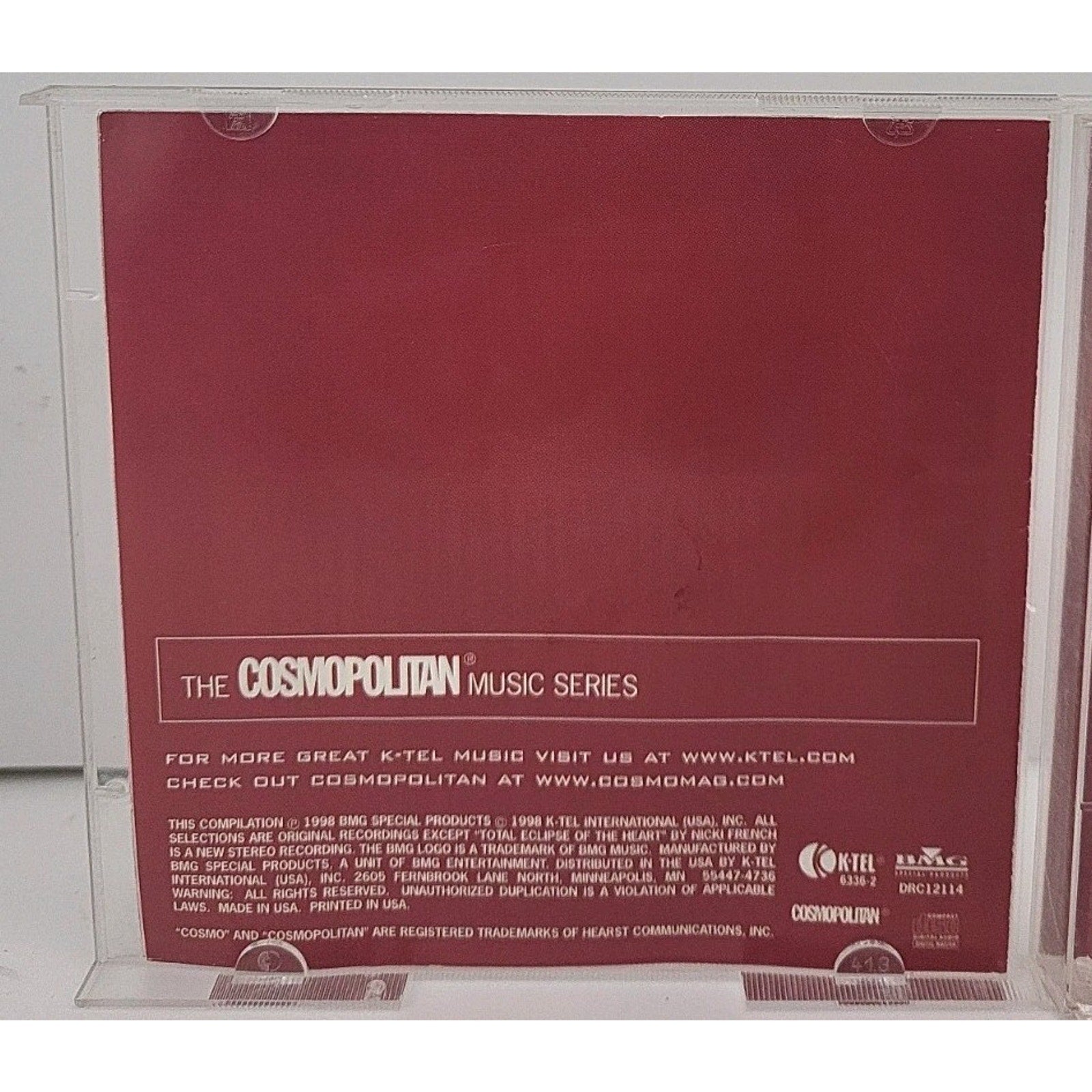 Club Cosmo by Various Artists (CD, Sep-1998, K-Tel Distribution)