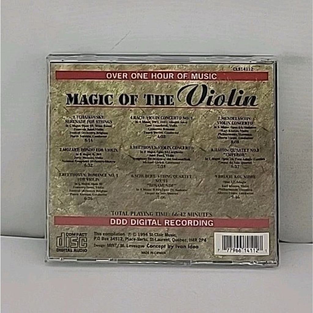 Magic of the Violin CD a Treasure of Immortal Violin Masterpieces