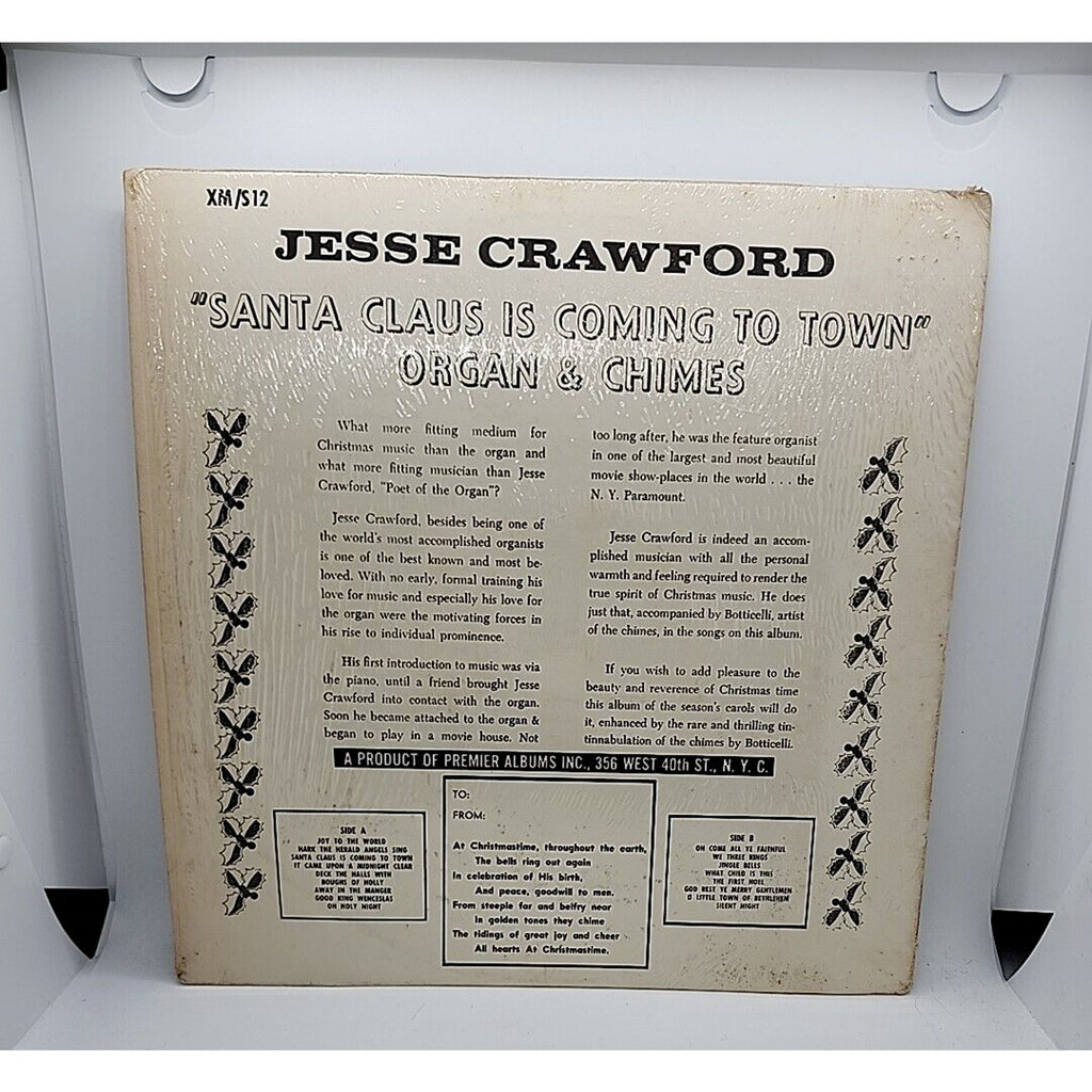 Jesse Crawford: Christmas Organ & Chimes (Record)