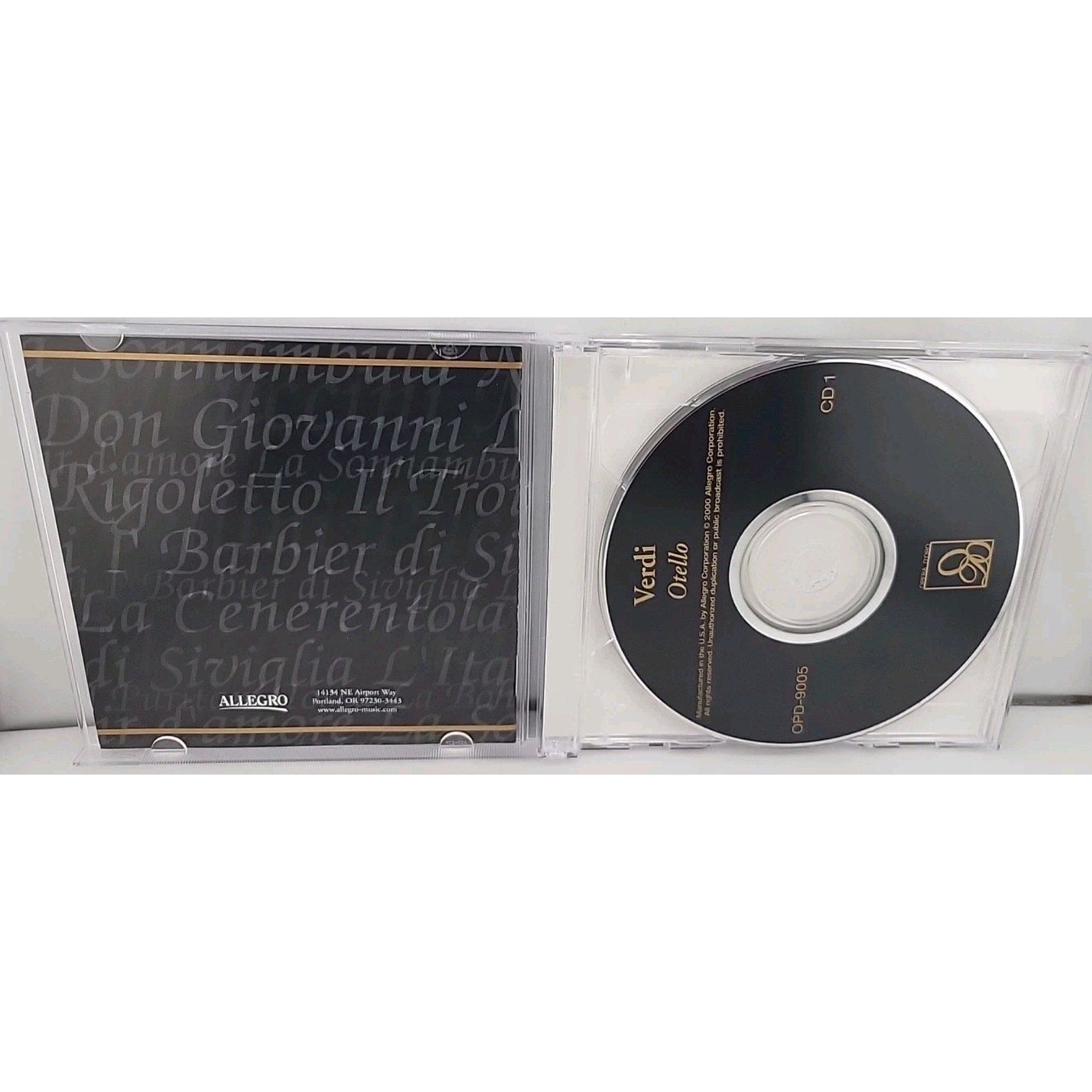 Otello by Carlo Sabajno (CD, 2000)