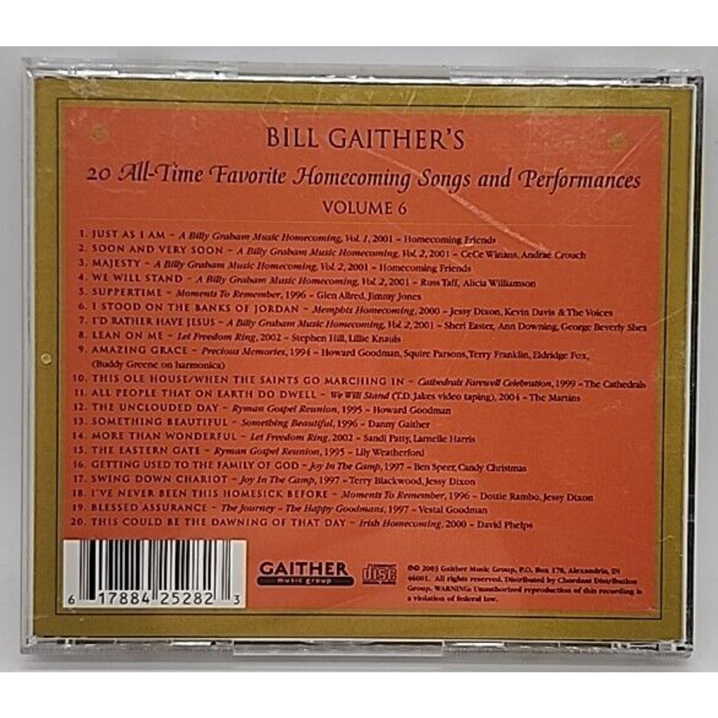 Bill Gaither's All-Time Favorite Gospel Songs And Performances (CD)
