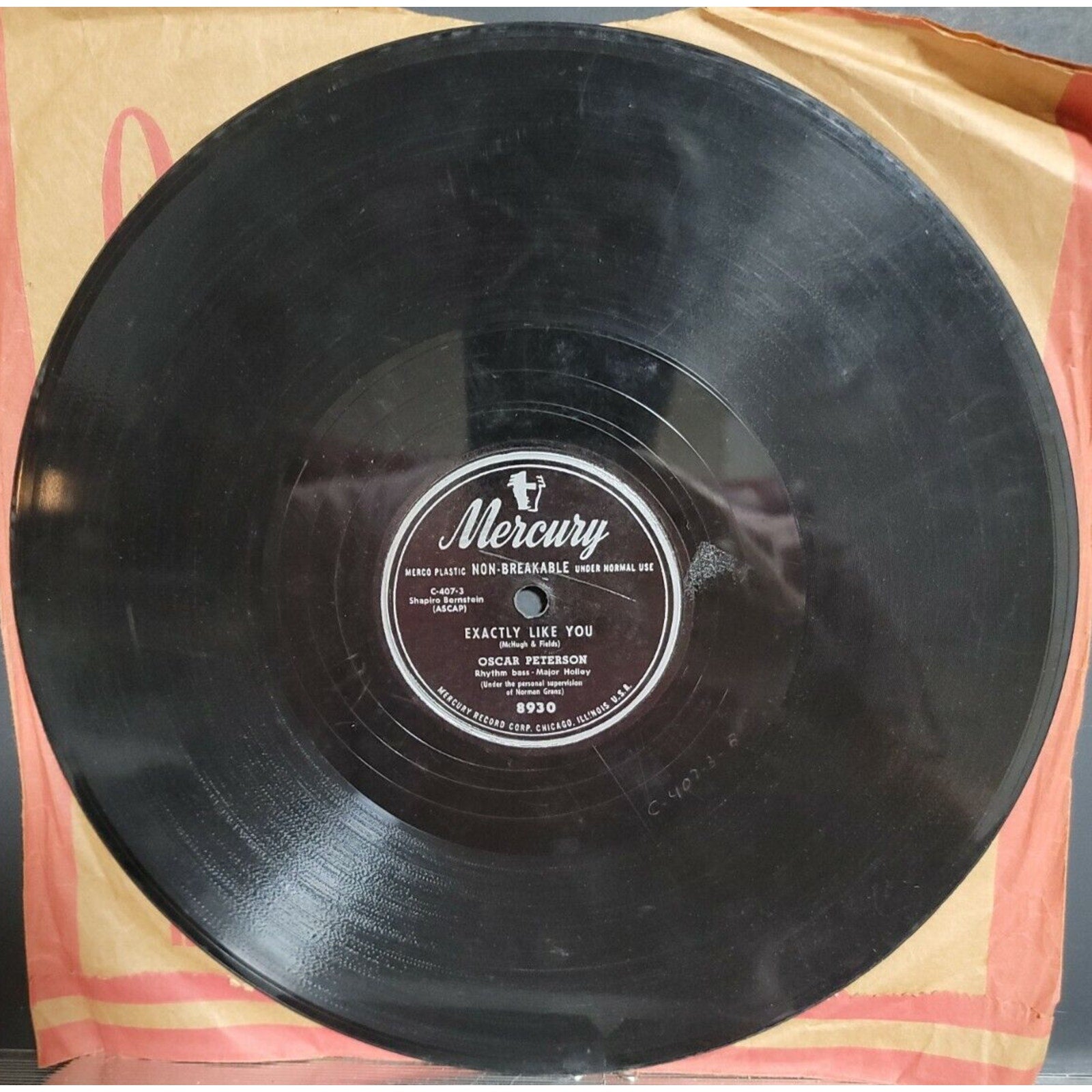 Exactly Like You / Robbins Nest - Oscar Peterson - Mercury - C-407