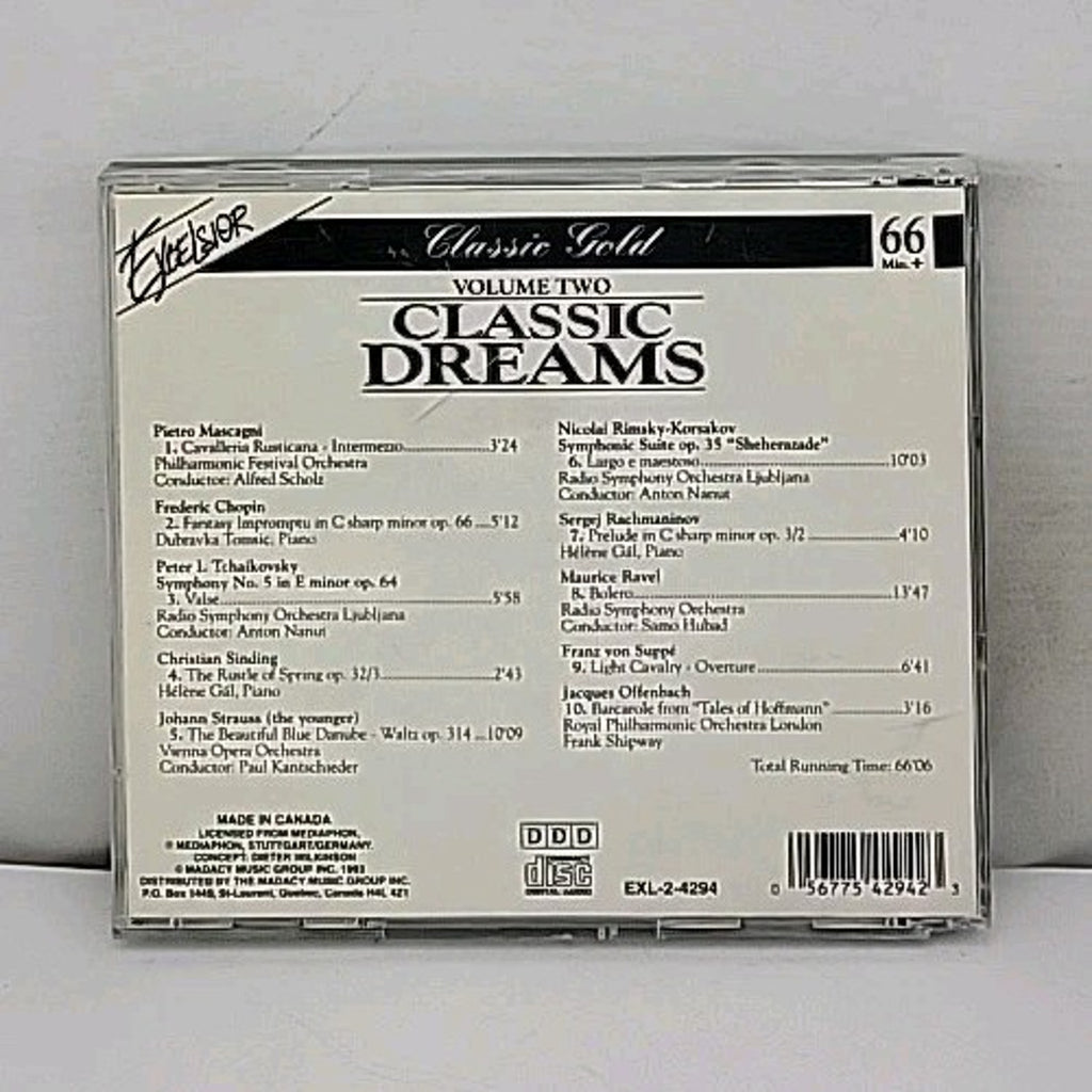 Excelsior: Classic Dreams Volume Two - Audio CD - Chopin, Strauss, Korsakov