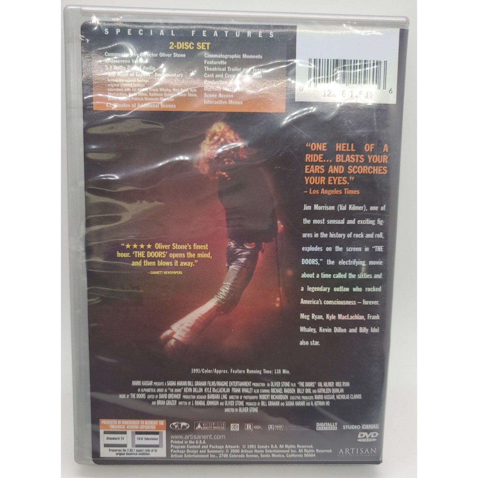 The Doors (DVD, 1991)