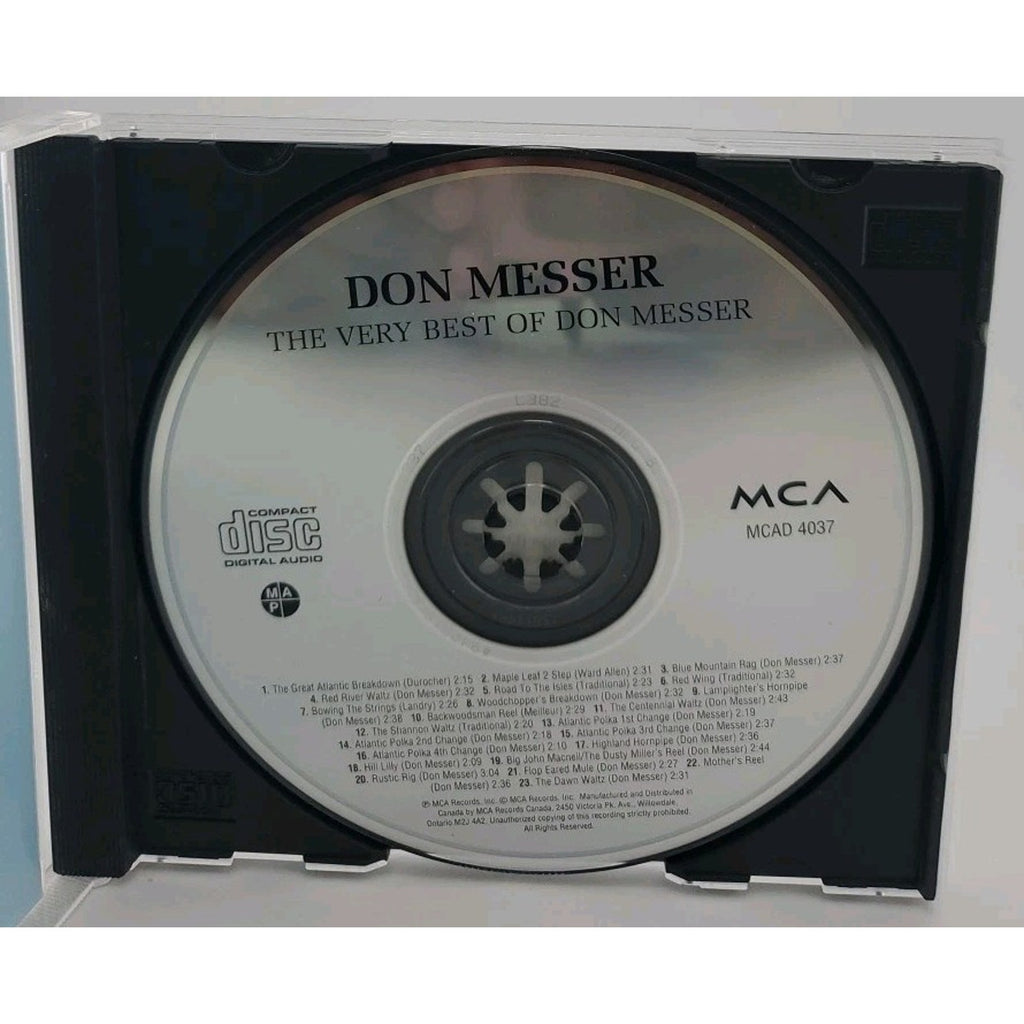 Messer, Don : Very Best Of CD Bluegrass Fiddle Canadian