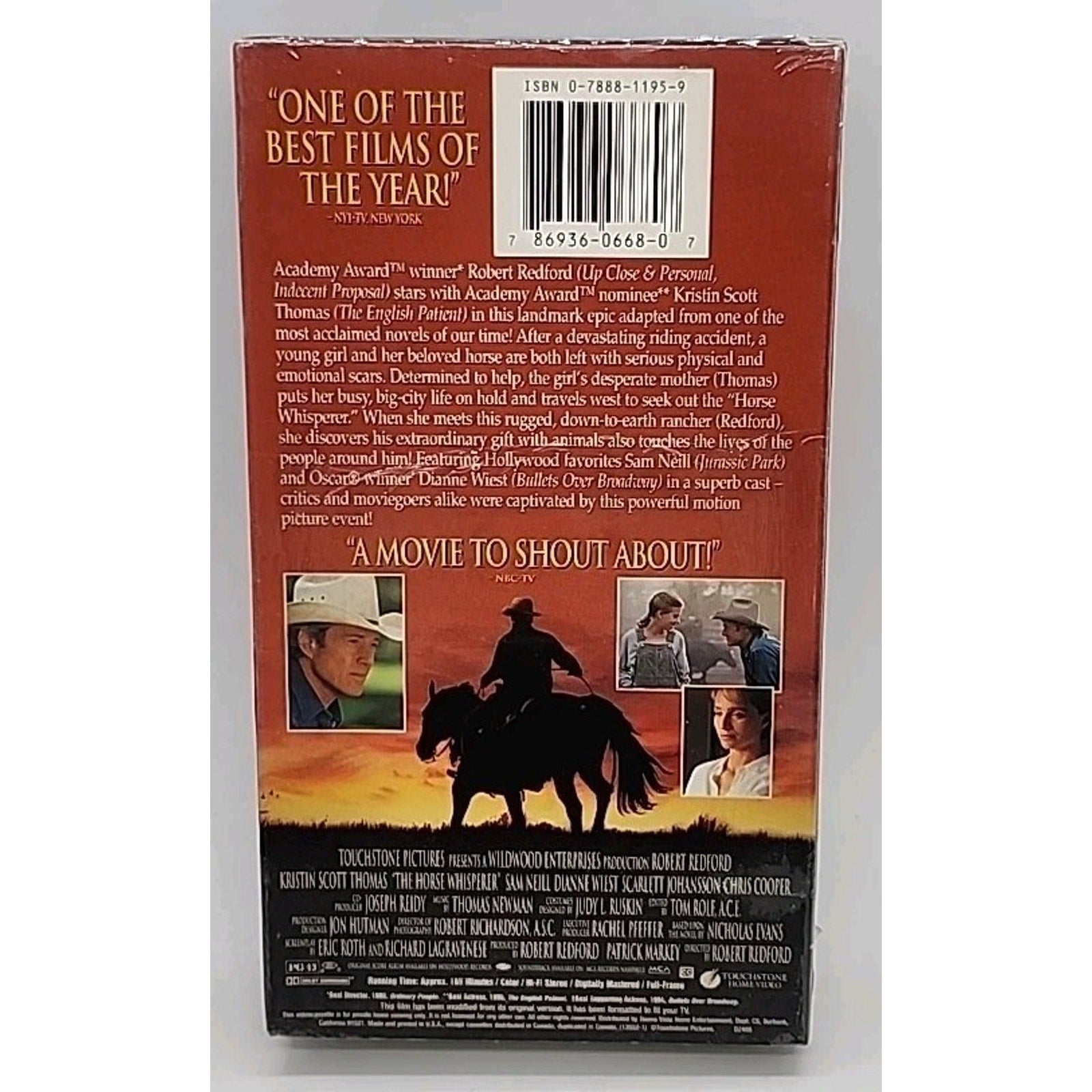 The Horse Whisperer (VHS, 1998) *Brand New*