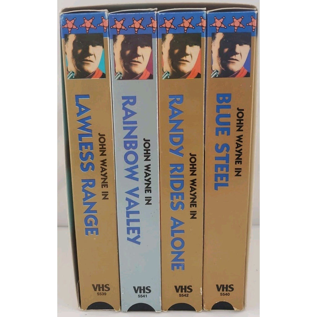 John Wayne Best of the West Classics Set of 4 VHS