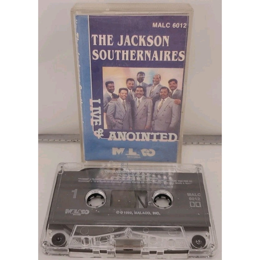 Live & Anointed by Jackson Southernaires (Cassette, 1992)