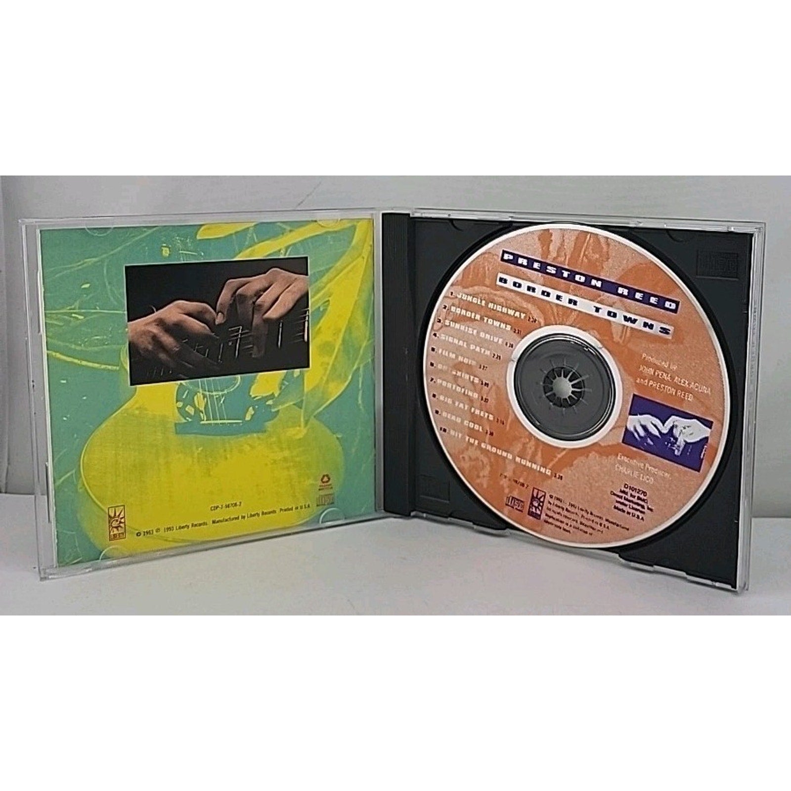 Border Towns by Preston Reed (CD, Feb-1993, Liberty (USA))