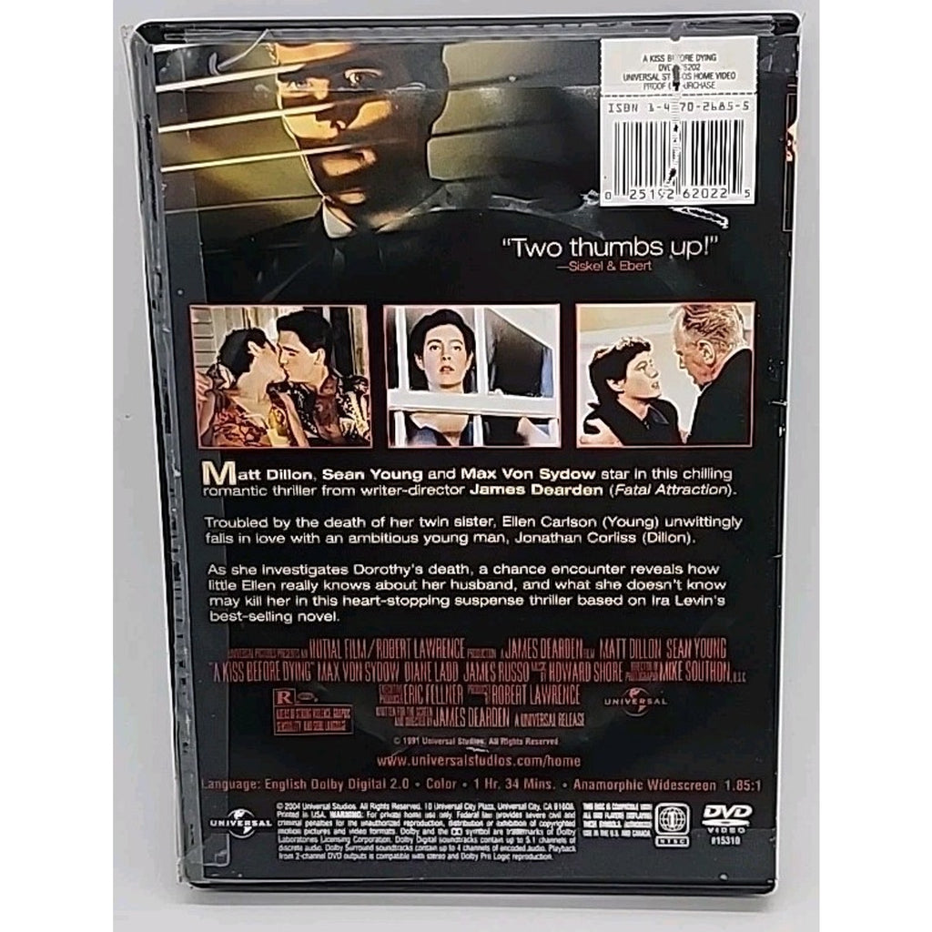 A Kiss Before Dying (DVD, 1991)