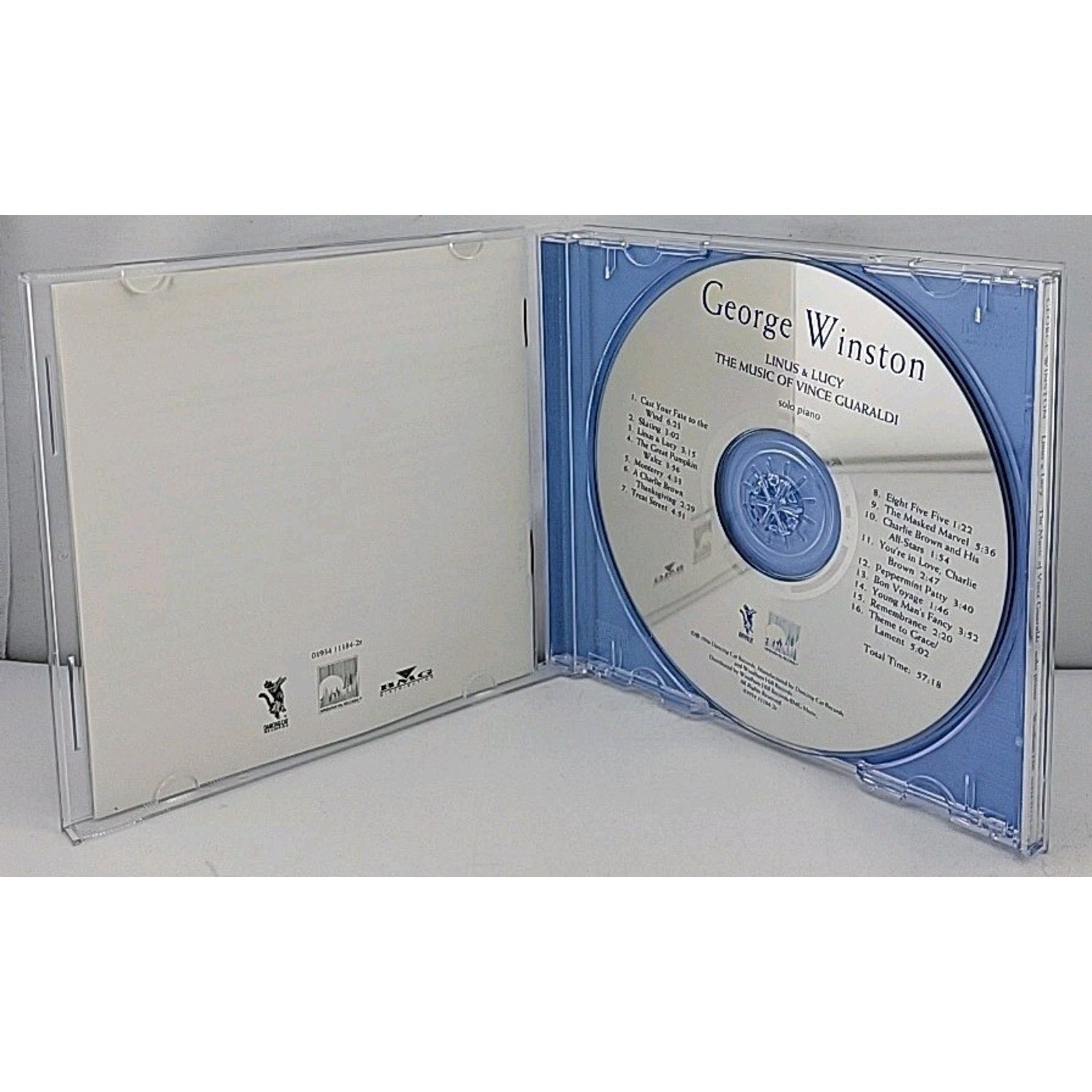 Linus & Lucy-Music of Vince Gu by George Winston (CD, 1996)