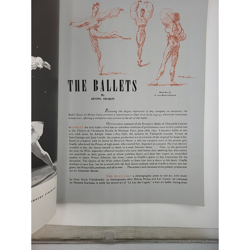 1942-43 American Tour Program for Ballet Russe de Monte Carlo