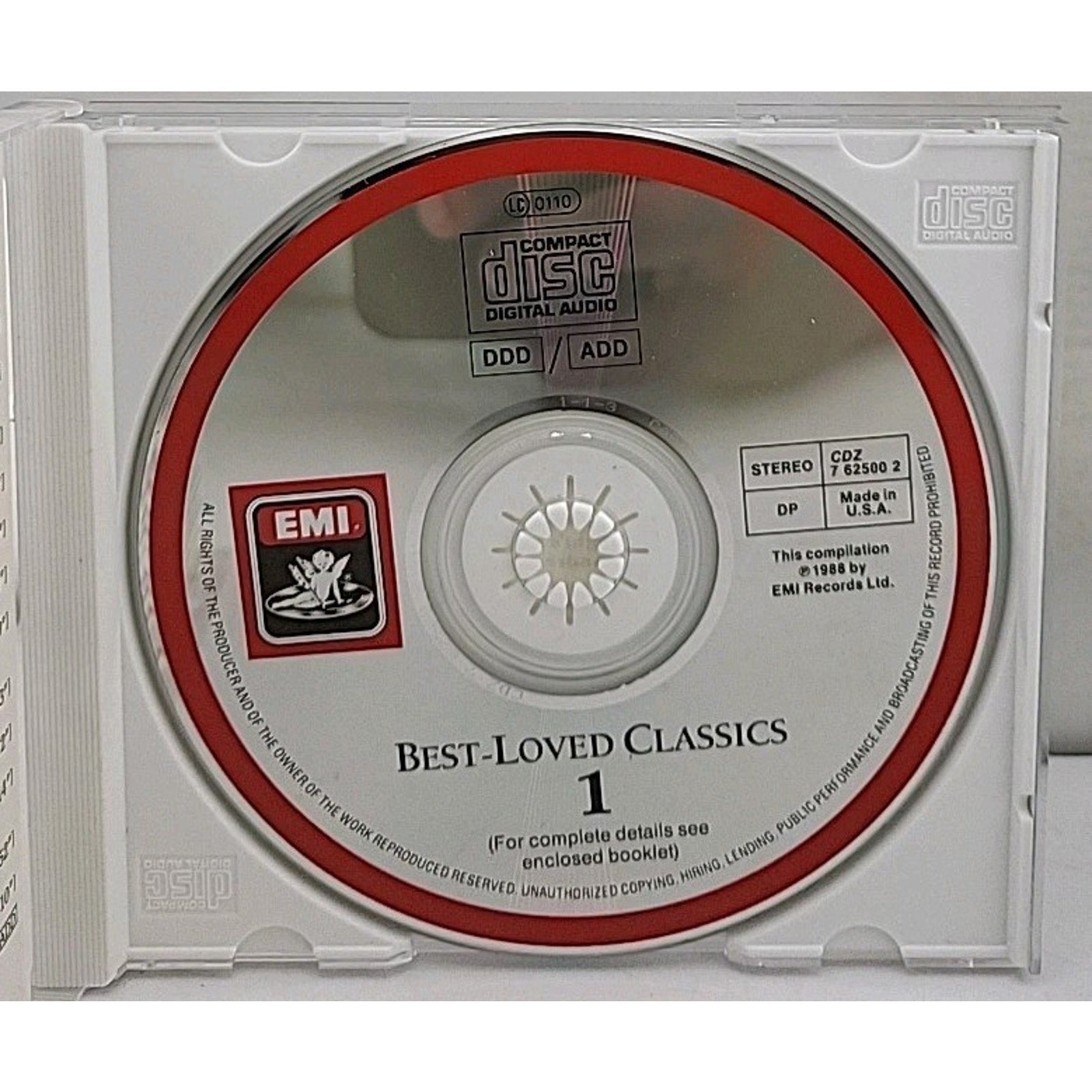 Best-loved Classics CD Emi Laser