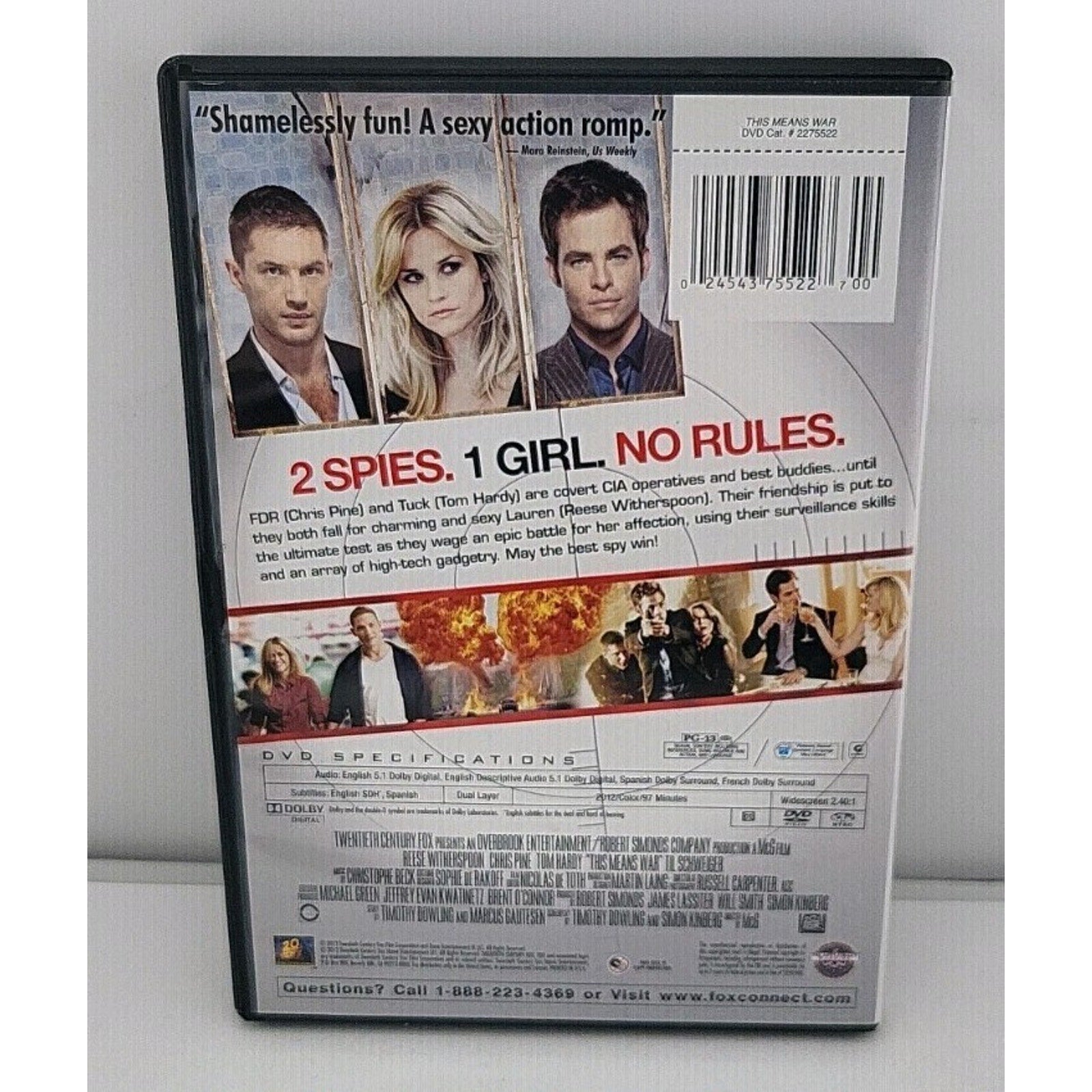 This Means War (DVD, 2012)