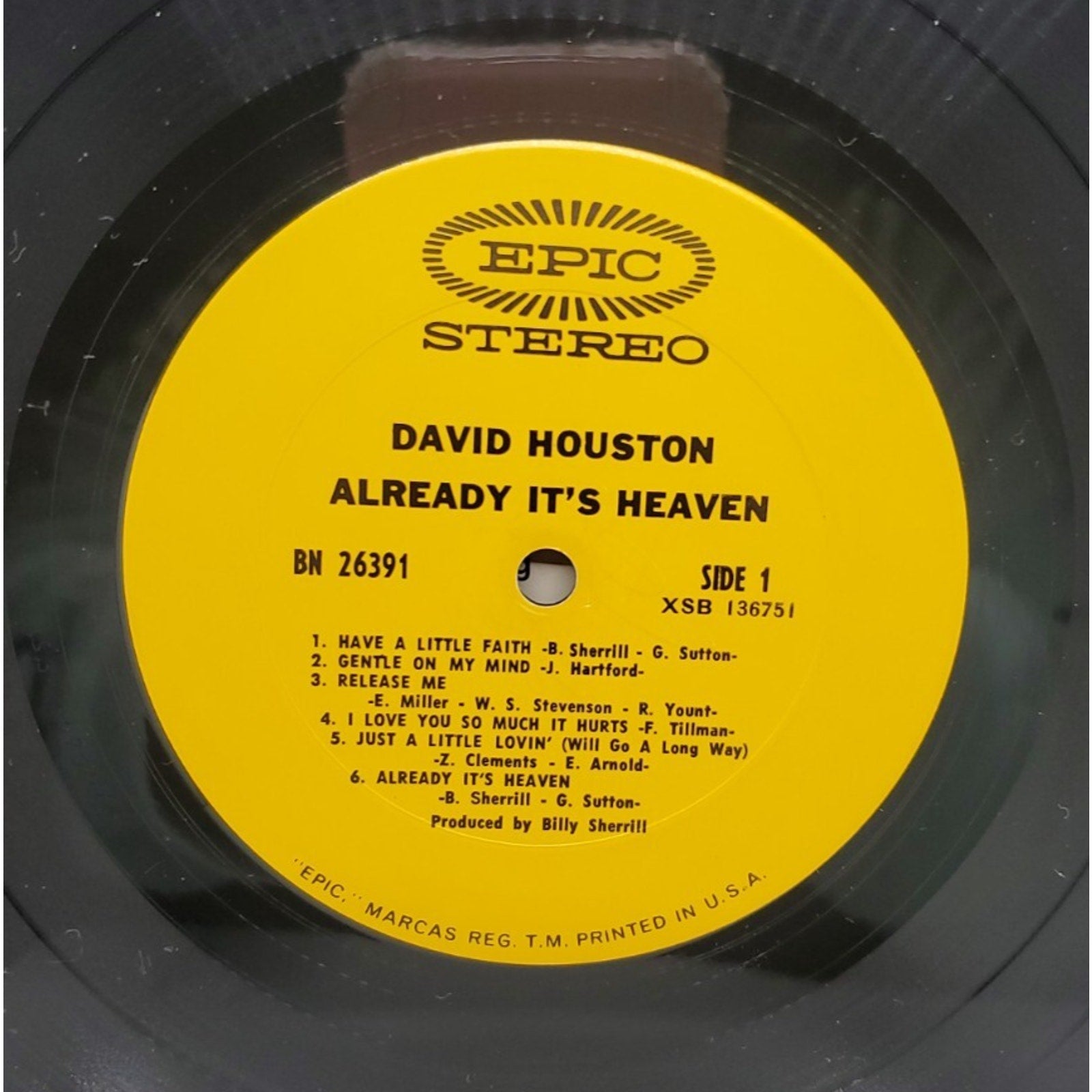 David Houston Already "It's Heaven" (Record)