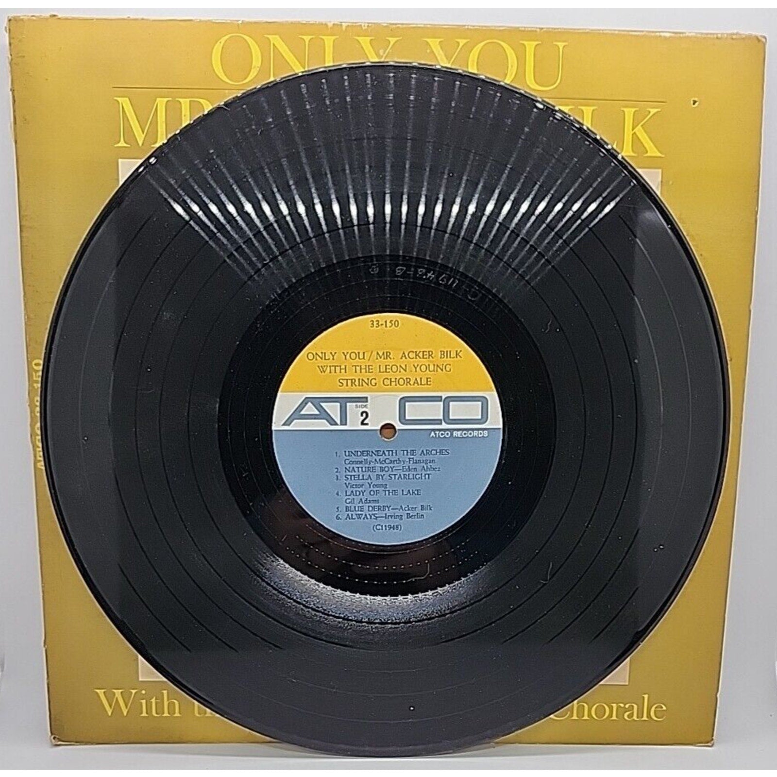 Mr Acker Bilk And Leon Young Only You (Record)