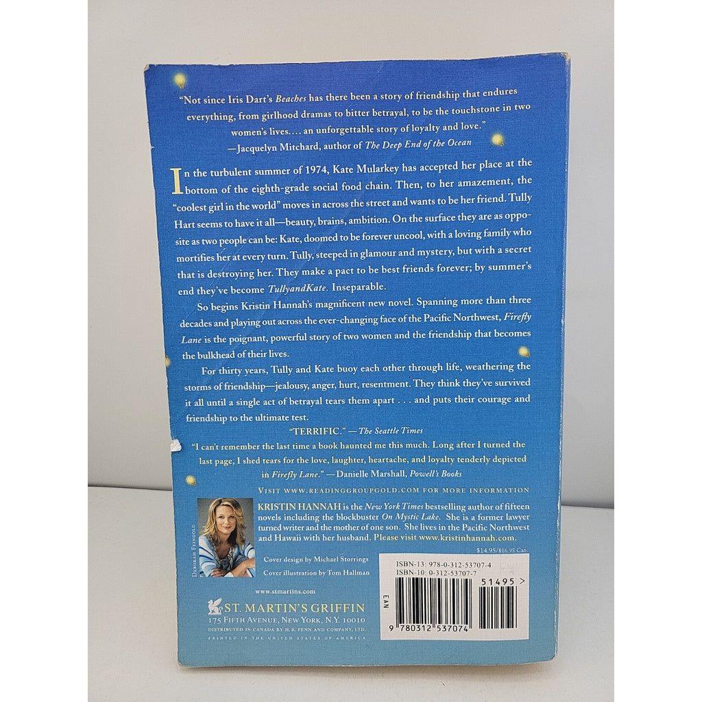 Firefly Lane : A Novel by Kristin Hannah (2009, Trade Paperback)