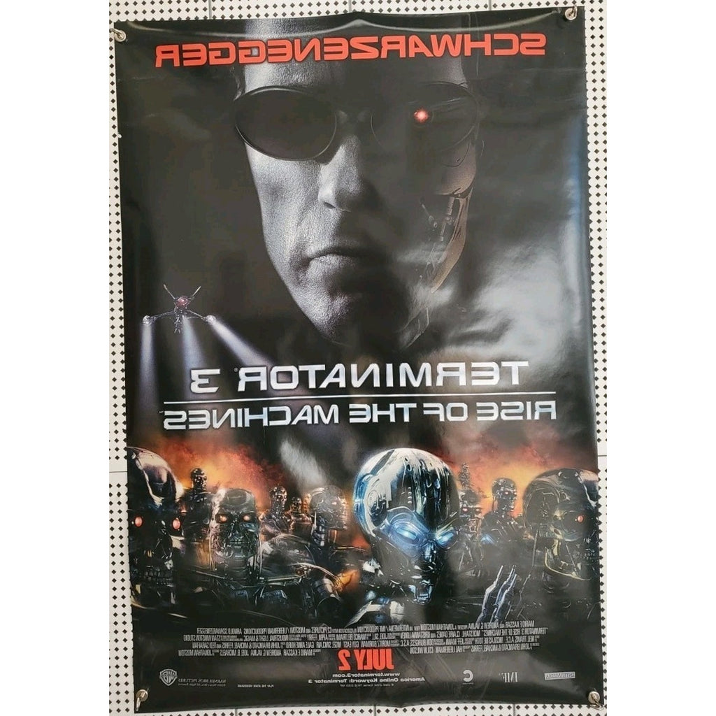Terminator 3 Rise Of The Machines Movie Poster 2 Sided Original 27x40