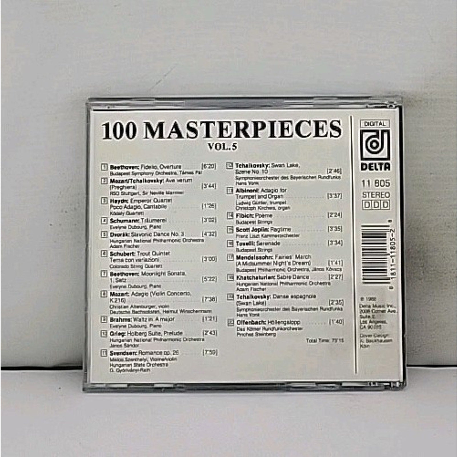 100 Masterpieces of Classical Music Cd5 Digital Recording Delta