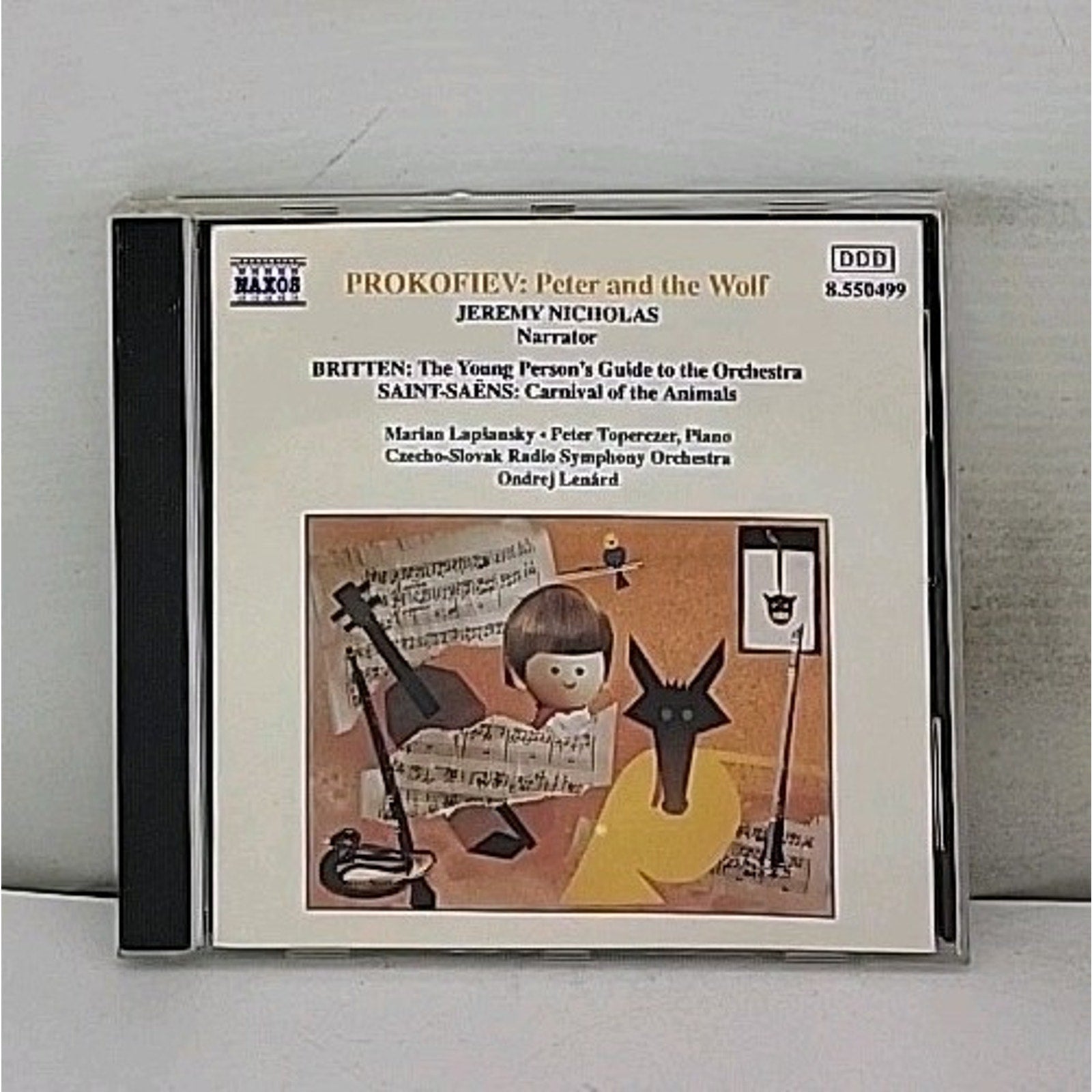 Prokofiev Peter and the Wolf Britten Young Person’s Guide Naxos CD